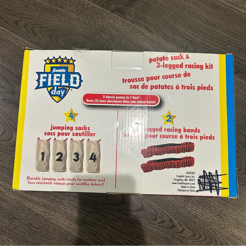 Field Day Potato Sack & Racing Kit - Red, Blue, Yellow - Picture 3 of 4